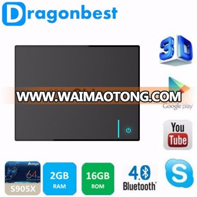 2017 Android TV BOX V5 WECHIP Pendoo Amlogic S905X Ram 2G Rom 16G full with kodi Set top Box