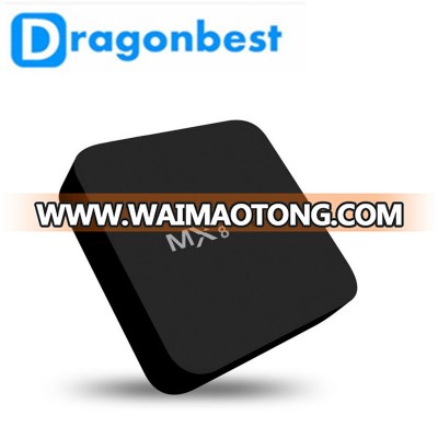 2016 Dragonbest mx8 4K rk3229 Android TV Box 802.11 b/g/n, RTL8703, BT 2.1