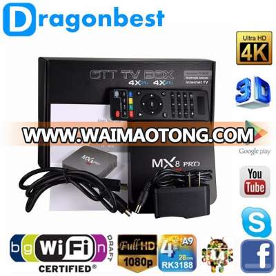 Dragonbest hot sale MX8 PRO 4k s905 mx8 pro s905 mini mx s905 k1 plus s905 etc amlogic s905 series Android 5.1 tv box