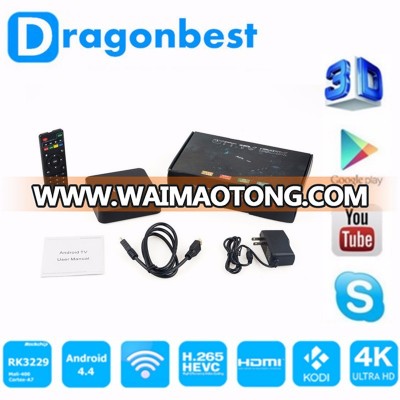 New arrivals RK3229 MX Smart Android 4.4 TV Box MX R9 Set Top Box 2 year warranty