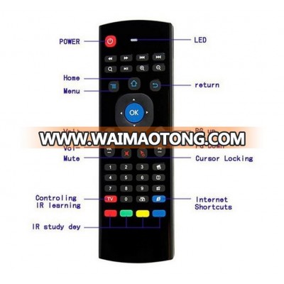 1Chip universal remote controller M3 air mouse BT air mouse 2.4g air mouse for android tv bo